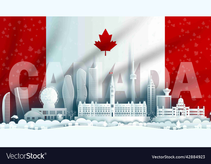 vectorstock,Canada,Flag,Image