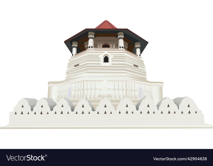 vectorstock,Sri,Lanka,Buddha,Kandy