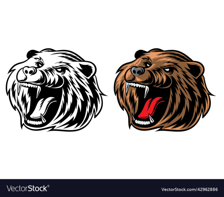 vectorstock,Bear,Roaring,Animal,Head,Wildlife,Vector,Illustration,Logo,Design,Icon,Nature,Sport,Silhouette,Power,Wild,Symbol,Angry,Beast,Strong,Tattoo,Isolated,Mammal,Mascot,Emblem,Predator,Roar,Grizzly,Aggressive,Graphic,Art,Black,White,Face,Background,Drawing,Vintage,Sign,Brown,Zoo,Club,Teeth,Danger,Character,Portrait,Fur,Strength,Mouth,Hunting,Carnivore,Furious
