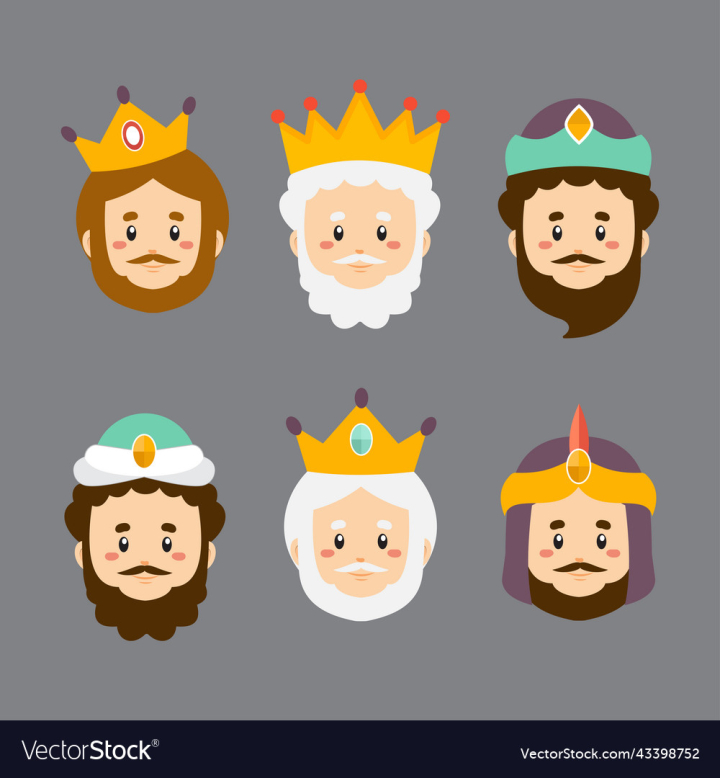 vectorstock,King,Crown,People,Expression,Avatar,Icon,Arabian,Kingdom