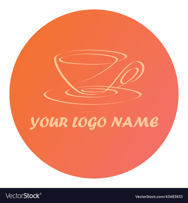 vectorstock,Logo,Shop,Simple,Color,Coffee,Classic,Line,Free