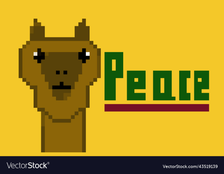 vectorstock,Alpaca,Peace,Pixel,Art,Cartoon,Animal,Wildlife,Black,Design,Drawing,Icon,Nature,Silhouette,Farm,Zoo,Wild,Symbol,Character,Cute,Wool,Fur,Isolated,Mammal,Hairy,Furry,Llama,Lama,Graphic,Vector,Illustration,Comic,Happy,Outline,Brown,Signs,South,Hoof,Smile,Artistic,Peaceful,Calm,Cheerful,Calmness,Mindfulness,America,Yellow,Background