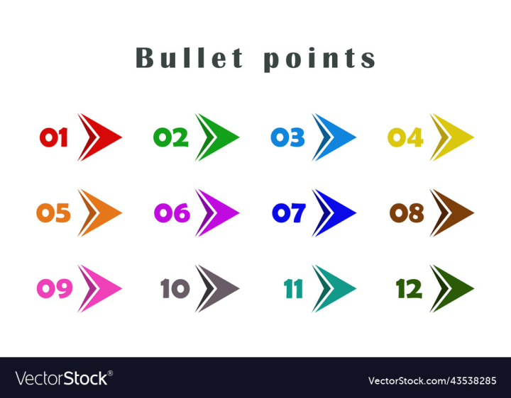 vectorstock,Bullet,Arrow,Point,Colorful,Infographic,12,Elements,Icon,Modern,Label,Colors,Arrange,Button,Marker,Direction,List,Info,Collection,Countdown,Number,Items,Next,Graphic,Vector,Key,Points,Order,Sign,Shape,Sticker,Pack,Presentation,One,Set,Title,Step,Pointer,Twelve,Options,Paragraph,Option,Numerical