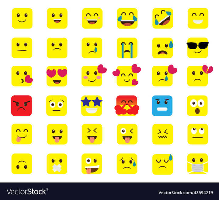 vectorstock,Emoticon,Emoticons,Yellow,Chat,Set,Comic,Happy,Face,Design,Cartoon,Sign,Fun,Flat,Symbol,Character,Cute,Expression,Funny,Head,Collection,Message,Happiness,Cheerful,Emotion,Facial,Emotional,Emoji,Graphic,Art,Icon,Icons,Sad,Sticker,Smiley,Tongue,Square,Smile,Joy,Isolated,Mood,Vector,Illustration