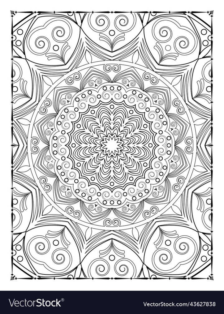 Free: mandala floral coloring page adults kdp - nohat.cc