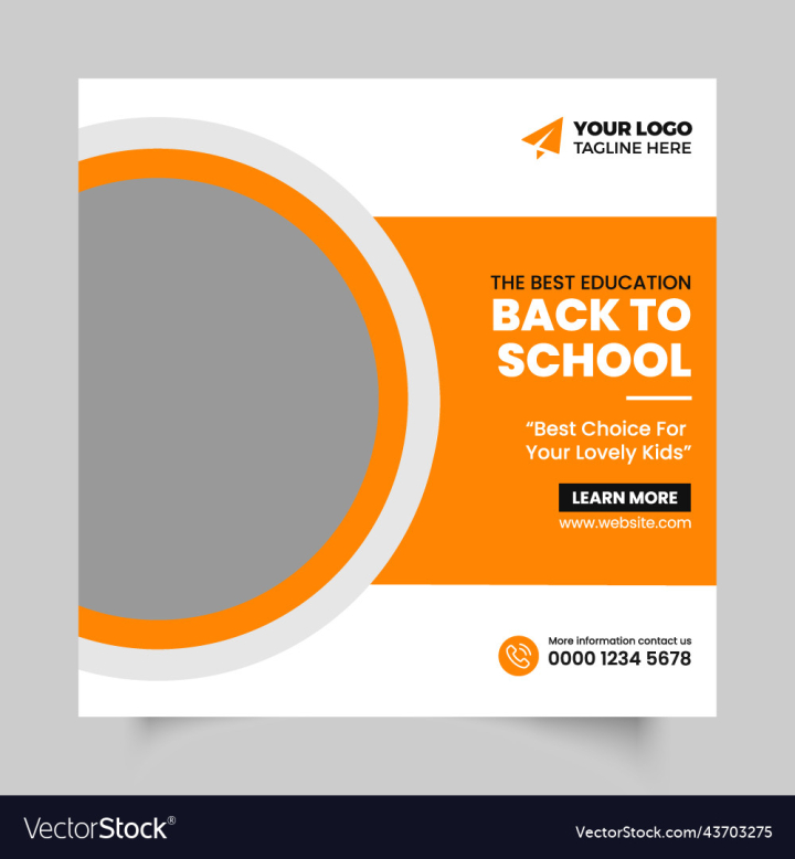vectorstock,Social,Media,Post,Template,Banner,Back,To,School,Education,Poster,Advertising,Graphic,Design,Online,Business,Ads,Admission,Flyer,Ad,Vector,Square,Premium,Instagram,Promo,Posts,Modern