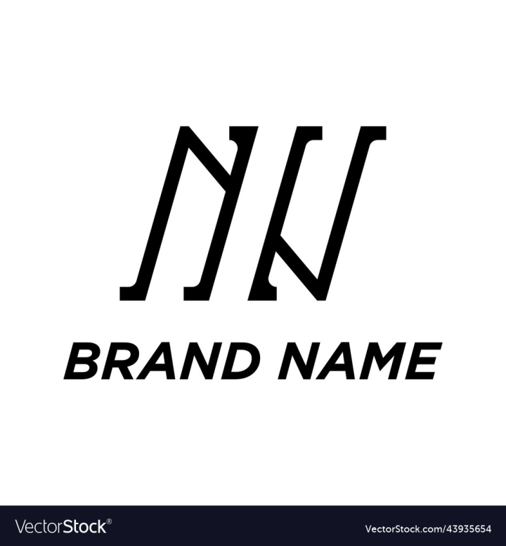 Letter Nn Logo Design Vector Stock Vector (Royalty Free) 2340344413 |  Shutterstock