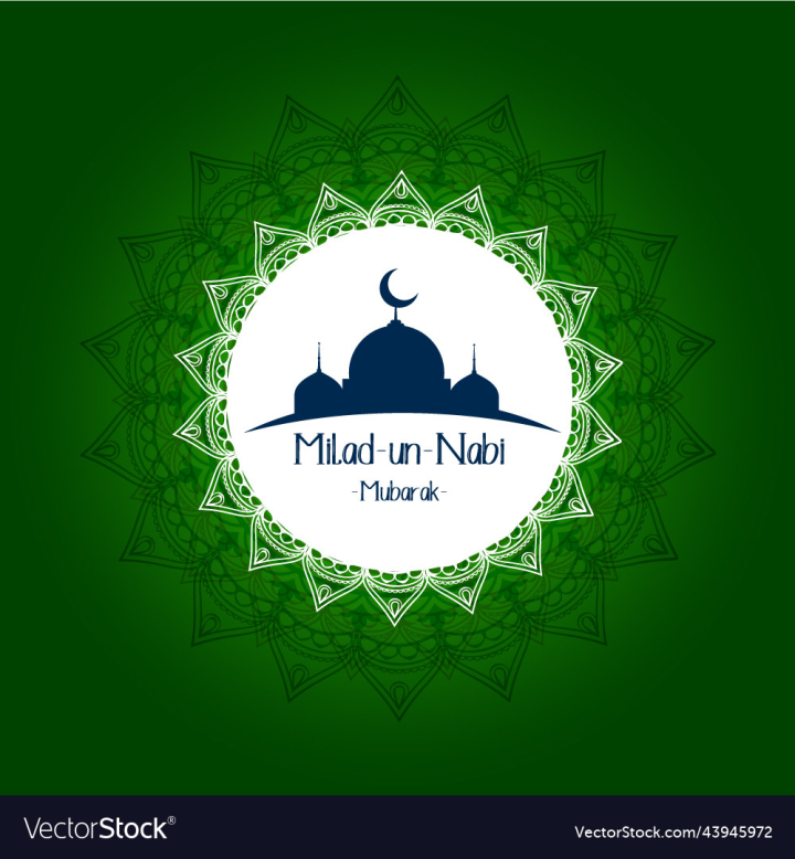 Happy milad un nabi barawafat festival card design Stock Vector by  ©StarLine 315545266