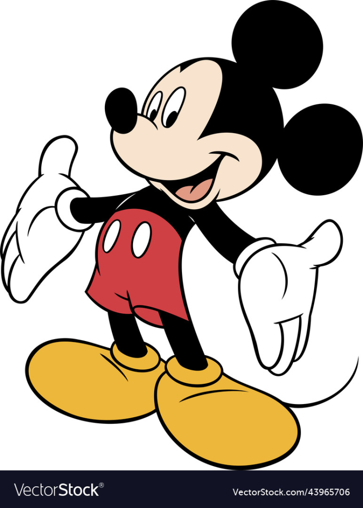vectorstock,Mickey,Mouse,Cartoon,Vector