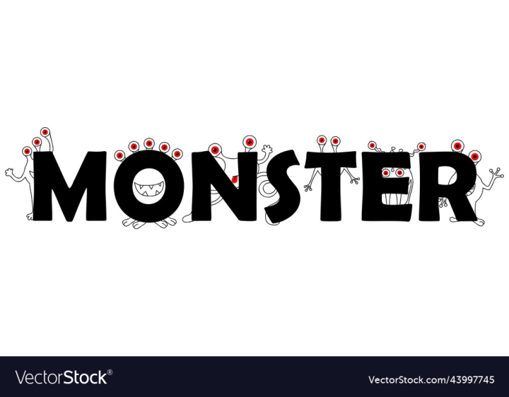 vectorstock,Monster,Print,Text,Type,Monsters,Font,Typography,Halloween,Outline,Modern,Letter,Word,Doodle,Logotype,Decoration,Funny,Artistic,Eyeball,Lettering,Design,Element,Red,Eyes,Crazy,Fantasy,Smile,Little,Horror,Fear,Poster,Friends,Letterhead,Hiding,Cute,Character