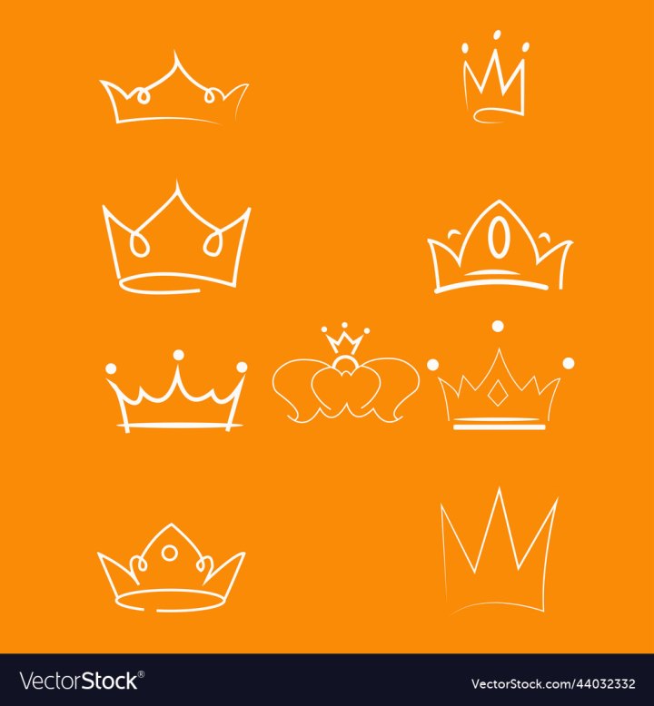 vectorstock,Crown,Logo,Queen,King,Graffiti,Set,Icon,Symbol,Emblem,Art,Artist,Tag,Black,Royal,Silhouette,Ornament,Heraldic,Chakra,Drawing