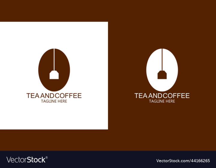 vectorstock,Coffee,Tea,Icon,Bean,Logo,Design,Simple,And,Cafe,Drink,Shop