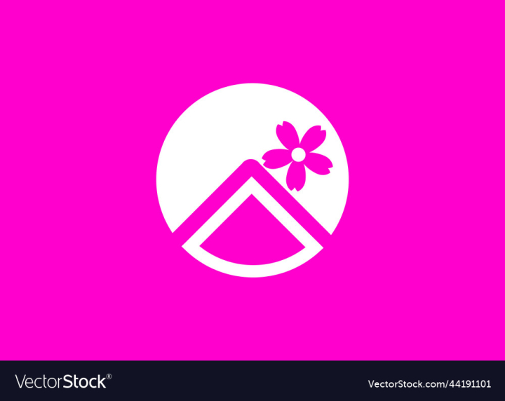 vectorstock,Logo,Beautiful,House,Sun,Sakura,Company,Brand,Flower,Icon,Building,Abstract,Symbol,Logotype,Concept,Roof,Editable,Aesthetic,Graphic,Vector,Logos,Simple,Pink,Hotel,Resort,Circle,Housing,Cottage