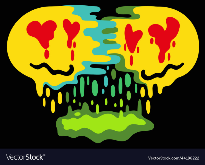 vectorstock,Smiling,Melting,Glued,Face,Two,Black,Background,Abstract,Isolated,Psychedelic,Love,Happy,Drops,Sign,People,Color,Bright,Symbol,Colorful,Smile,Concept,Hearts,Splashes,Cheerful,Puddle,Togetherness,Stuck,Vector,Illustration,Comic,Drawing,Cartoon,Fun,Sad,Character,Cute,Expression,Funny,Negative,Mood,Lifestyle,Trendy,Emoticon