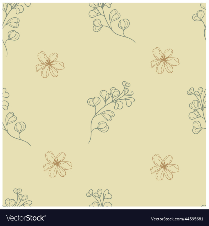 vectorstock,Pattern,Seamless,Floral,Background,Retro,Vintage,Wallpaper,Design,Decorative,Fashion,Creative,Textile,Vector,Illustration,Paper,Flower,Beautiful,Repeating,Repeat,Ready,To,Print,On,Demand