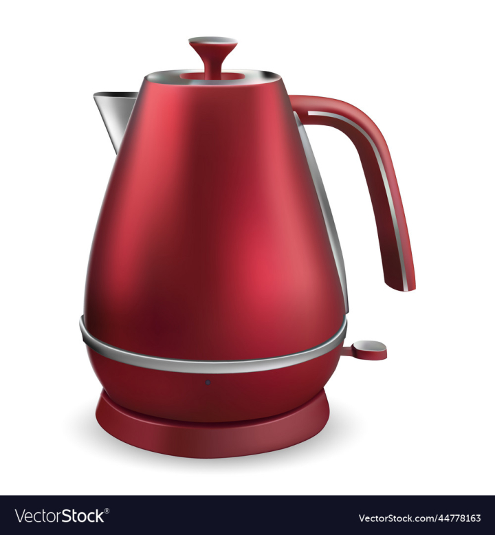 vectorstock,Stovetop,Steel,Stainless,Kettle,Isolated,White,Red,Design,Modern,Hot,Cooking,Water,Device,Top,Kitchen,Beverage,Boiling,Appliance,Capacity,Houseware,Home,Table,Drink,Heating,Whistle,Product,Temperature,Stove,Handle,Litre,Household,Goods,Item