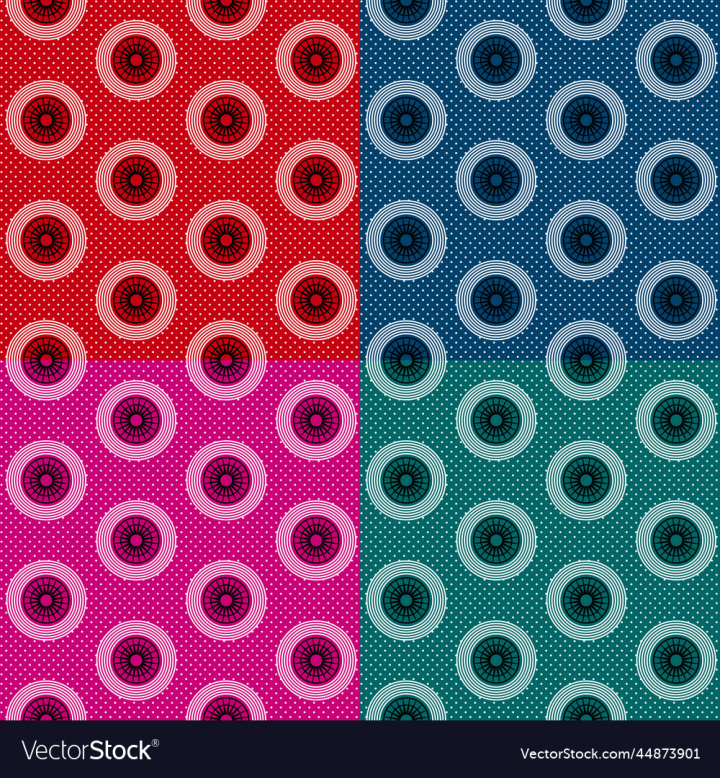 vectorstock,Shweshwe,Circles,Africa,German,Print,Ethnic,South,Southern