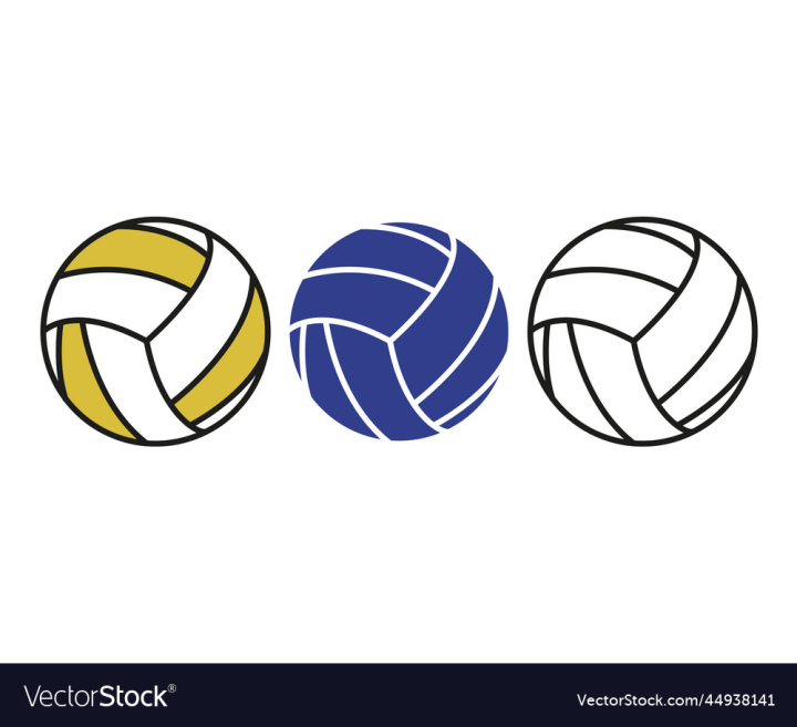 Free: volleyball ballon cute flat design - nohat.cc