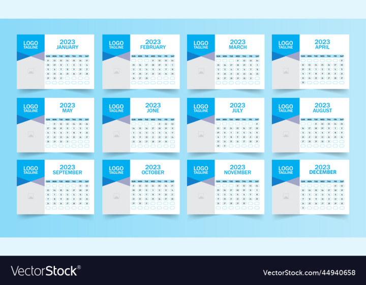 vectorstock,Wall,Design,Calendar,Week,Month,Monthly,Desk,Table,Weekly,Template,Months,Of,The,Year,Background,2023,Mockup,Layout,Business,Day,Planner,Schedule,Organizer,Date,Page,Days