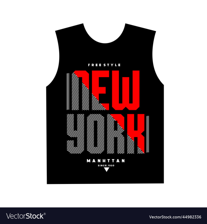 New York, Brooklyn typography for t-shirt. NYC, USA modern