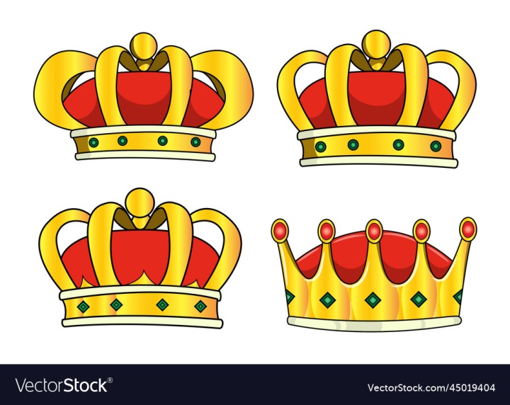vectorstock,King,Collection,Crown,Golden,Crowns,Majestic,Design,Medieval,Object,Ribbon,Knight,Monarch,Jewel,Heraldry,Royalty,Kingdom,Gems,Premium,Royal,Yellow,Jewelry,Queen,Gold,Prince,Vector