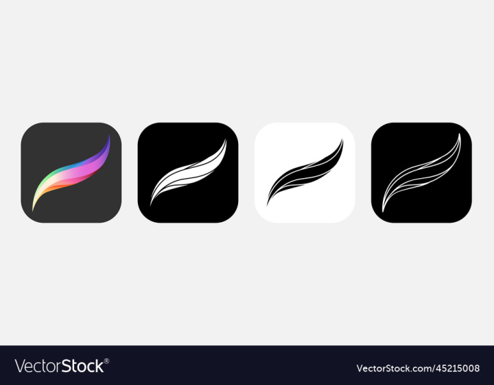 vectorstock,Procreate,App,Icon,Logo,Vector,Iphone
