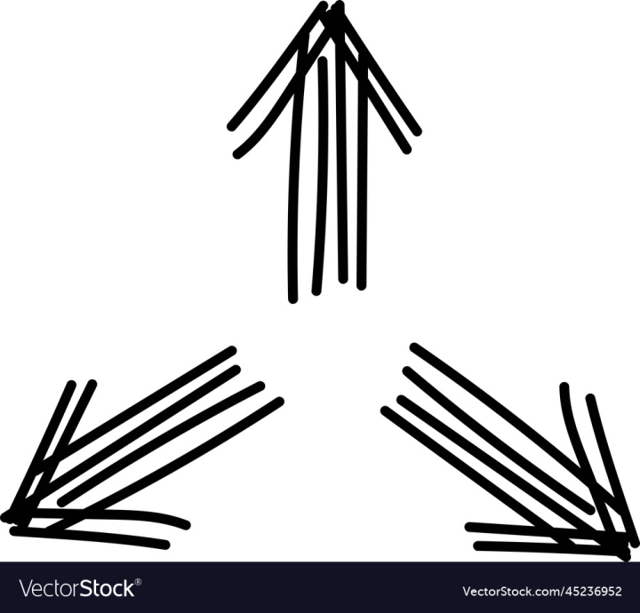 vectorstock,Arrow,Icon,Set,Emblem,Logo,Street,Doodle,Unique,Away,Place