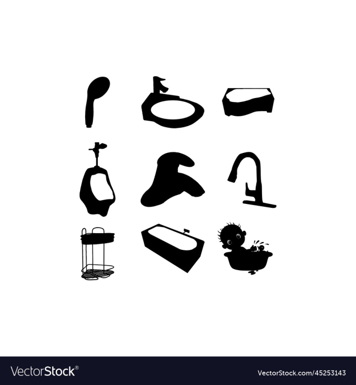 vectorstock,Bathroom,Design,Icon,Set,Equipment,Interior,Black,Elements,Home,Modern,Building,Silhouette,Floor,Flat,Element,New,Health,Elegant,Beautiful,Apartment,Clean,Ceramic,Handles,Cabinets,Illustration,Style,Table,Sign,Object,Simple,Shower,Stylish,Warm,Tub,Toilet,Wc,Sink,Shelves,Vector,Real,Estate