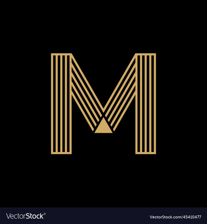 M letter logo design, M symbol, icon, letter Template