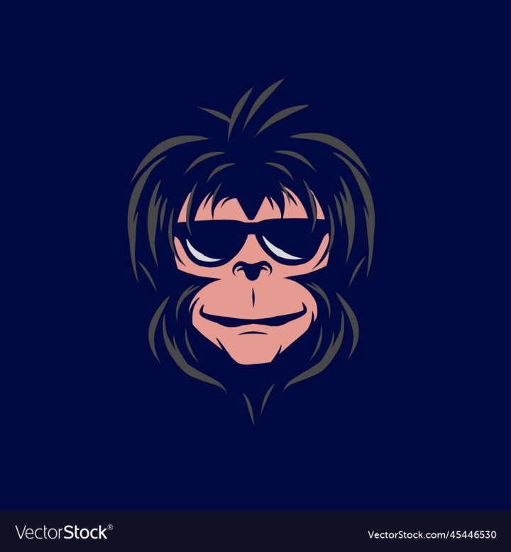 vectorstock,Art,Funny,Monkey,Black,Design,Cartoon,Animal,Boy,Forest,Face,Cool,Icon,Fun,Fashion,Character,Cute,Ears,Creature,Isolated,Glasses,Caricature,Cheerful,Wildlife,Grin,Ape,Chimp,Fluffy,Gorilla,Chimpanzee,Gazing,Vector,Illustration,Retro,Jungle,Summer,Nature,Label,Zoo,Power,Wild,Teeth,Portrait,Sunglasses,Smile,Joy,Strong,Mammal,Primate,Shaggy,Orangutan