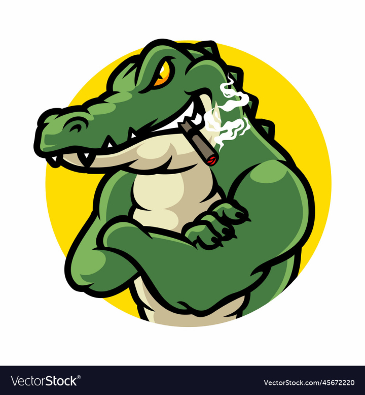 Crocodile logo alligator design Royalty Free Vector Image