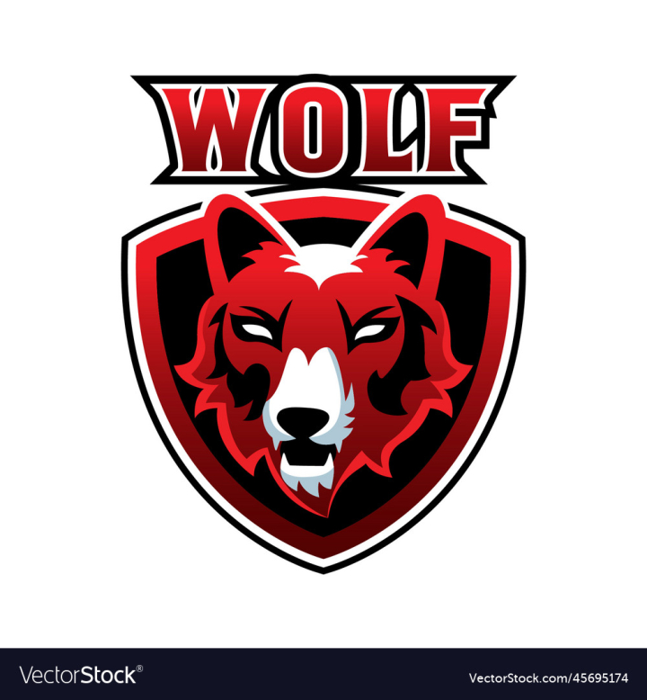 Midnight Howling Wolf Emblem Sleek Black Wolf Logo 32356891 Vector Art at  Vecteezy