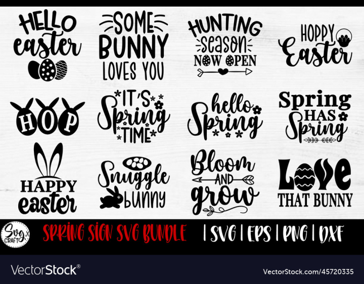 vectorstock,Svg,Bundle,Spring,Egg,Happy,Christian,Bunny,Eggs,Rabbit,Retro,Easter,For,Kids,Cut,File,Cricut,Silhouette