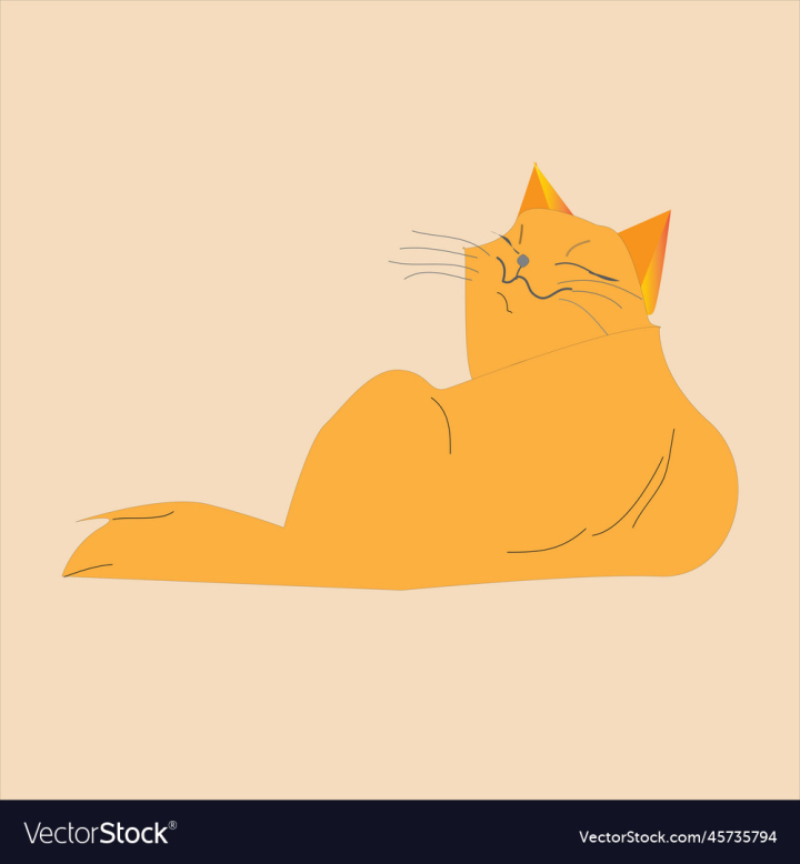 Animal, cat, feline, ginger, orange, pet, sit icon - Download on