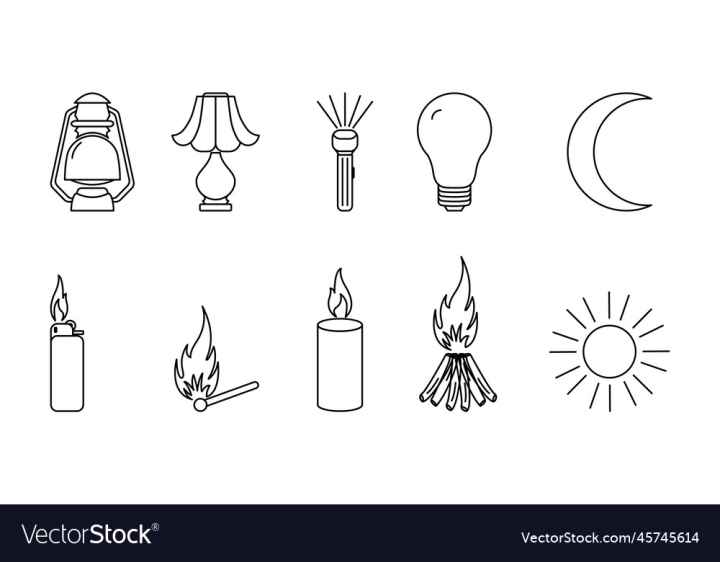 vectorstock,Icons,Source,Light,Line,Moon,Fire,Lamp,Lantern,Match,Print,Outline,Candle,Sign,Fun,Shape,Bulb,Sun,Power,Heat,Glow,Electricity,Wave,Symbol,Sale,Shiny,Fluorescent,Torch,Advertise,Meteor,Illuminate,Flashlight,Graphic,Magnifying,Glass,Cell,Phone,Logo,Travel,Cartoon,Business,Abstract,Cute,Vacation,Set,Dark,Concept,Bonfire,Lighter,Illustration,Spot,Street