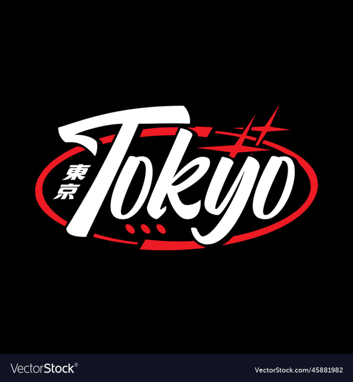 Tokyo japan streetwear y2k slogan tshirt logo icon