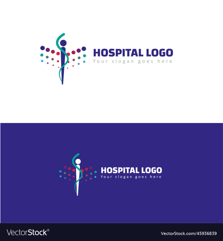 vectorstock,Medical,Logo,Hospital,Care,Human,Health,Abstract,Medicine,Gradient,Spreading,Application,Caring