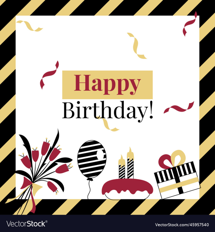 Free: happy birthday card insta post background 