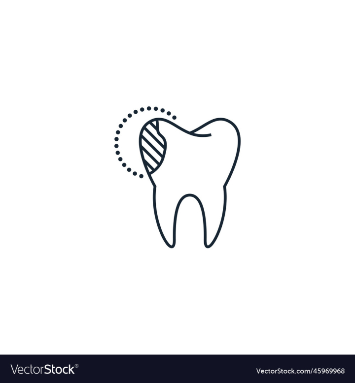 Smile Icon. Outline vector sign, linear style pictogram isolated