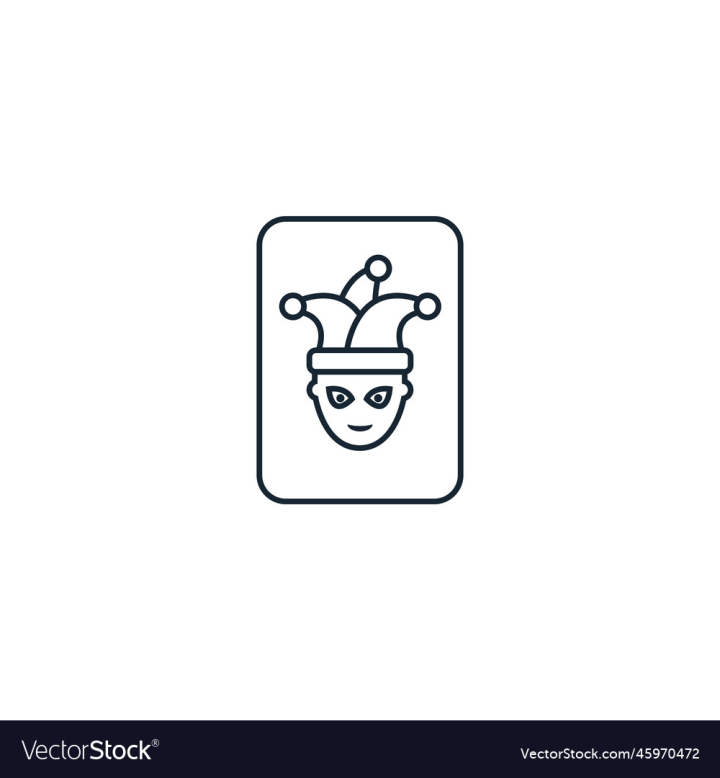 vectorstock,Icon,Joker,Sign,Game,Symbol,Isolated,Logo,Happy,White,Design,Line,Character,Funny,Set,Luck,Vector,Black,Face,Person,Fun,Suit,Card,Playing,Success,Risk,Cheerful,Jester,Harlequin,Illustration