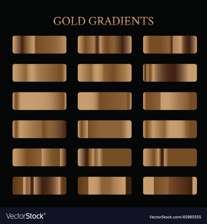vectorstock,Gold,Gradients,Hex,Free,Gradient