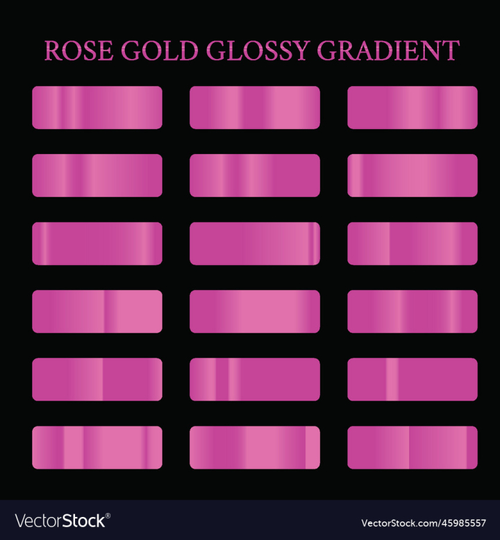 vectorstock,Glossy,Rose,Gold,Gradient