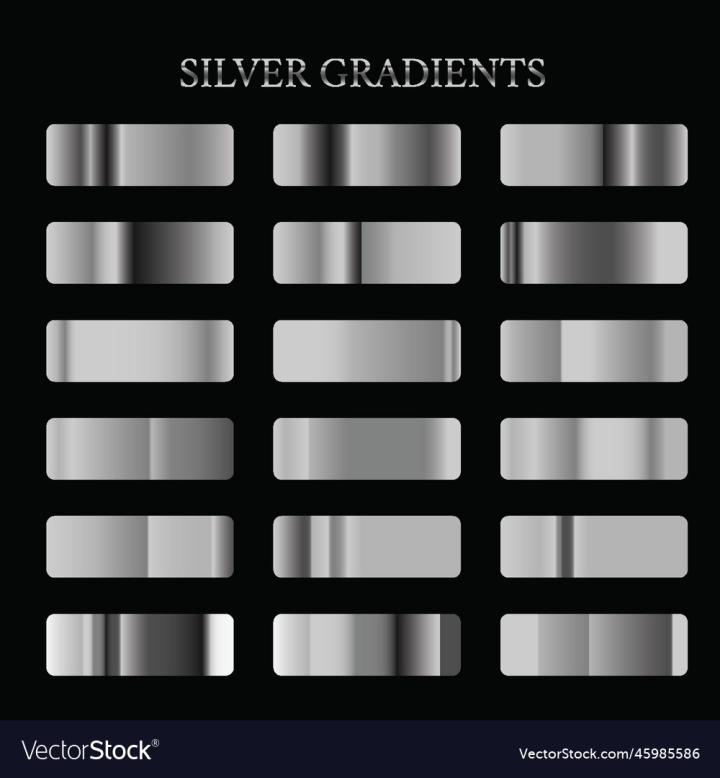 vectorstock,Silver,Gradient,Bronze,Gradients,Ai