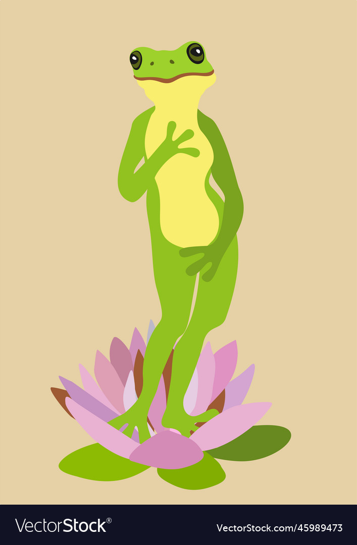 vectorstock,Frog,Animal,Birth,Aphrodite,Comic,Background,Design,Nature,Cartoon,Fun,Color,Bright,Water,Exotic,Character,Cute,Creature,Funny,Isolated,Concept,Beautiful,Beige,Cheerful,Wildlife,Aquarium,Amphibian,Ecology,Goddess,Botticelli,Vector,Illustration,Fairy,Tale,Lily,Pond,Happy,Lady,Pink,Green,Wild,Venus,Lake,Portrait,Smile,Reptile,Toad,Zoology,Reptiles