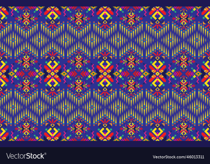 Geometric ethnic seamless pattern traditional Native striped american mexican style design for background illustration wallpaper fabric  batik carpet clothing embroidery Stock Vector  Adobe Stock