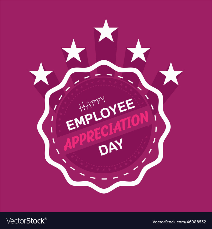 Happy National Employee Appreciation Day Stock Vector