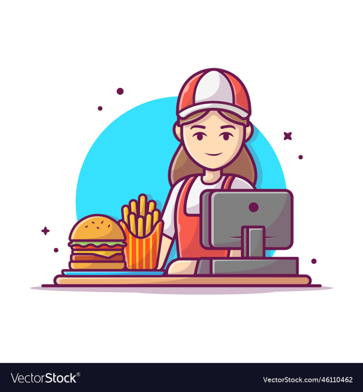vectorstock,Food,Cashier,Cartoon,People,Person,Vector,Logo,Happy,Computer,Icon,Order,Sign,Drink,French,Burger,Cash,Symbol,Character,Cute,Smile,Women,Isolated,Mascot,Counter,Register,Hamburger,Cheeseburger,Serving,Fries,Illustration,White,Background,Design,Soft,Dinner,Menu,Restaurant,Meat,Cheese,Chicken,Cafe,Meal,Junk,Lunch,Bread,Soda,Sausage,Sauce,Ketchup,Mustard