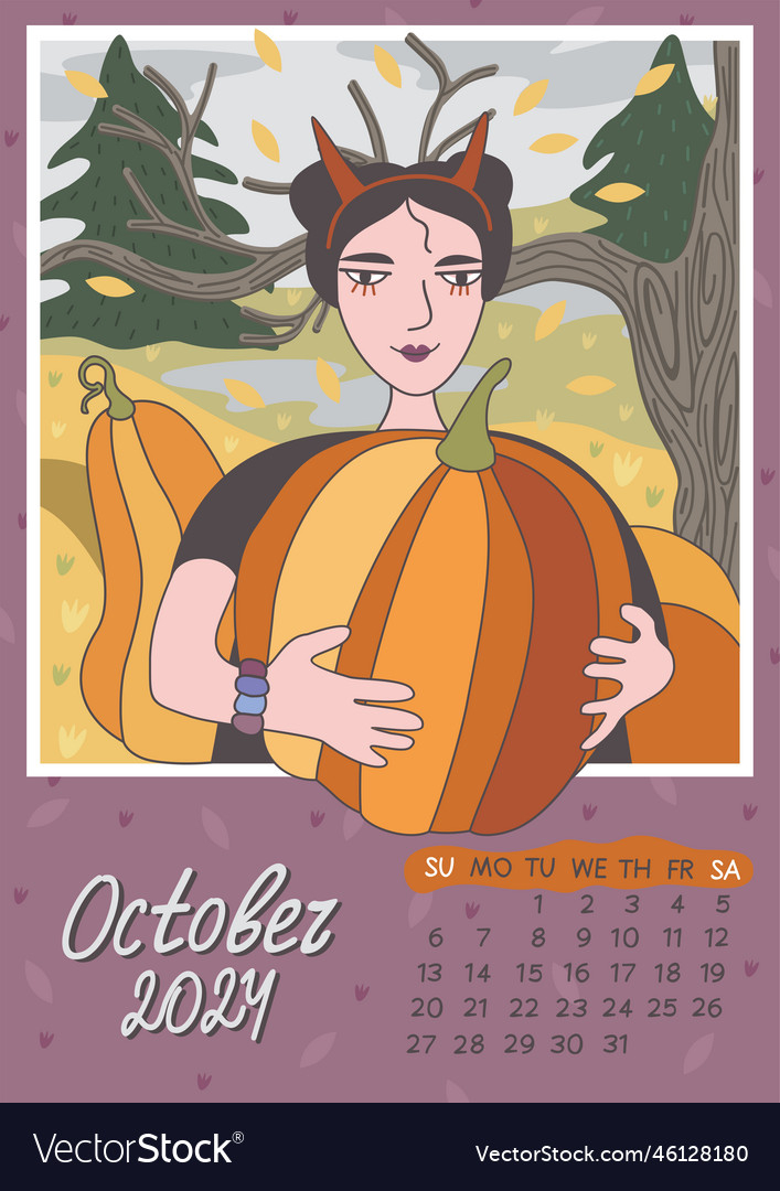 vectorstock,Cute,Calendar,A4,A3,2024,Forest,Leaves,Layout,Branch,Day,Color,Season,Grid,Flat,Business,Abstract,Autumn,Date,Foliage,Halloween,Pumpkin,English,Concept,Clouds,October,Week,Diary,Fir,Sunday,Agenda,Daily,Deadline,Calender,Vector,Little,Girl,Tree,Plan,Modern,Nature,Paper,Page,Text,Outdoors,Planner,Vertical,Wreath,Month,Number,Schedule,Organizer