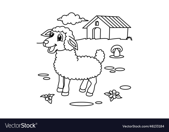 Cute Sheep Coloring Pages - Get Coloring Pages