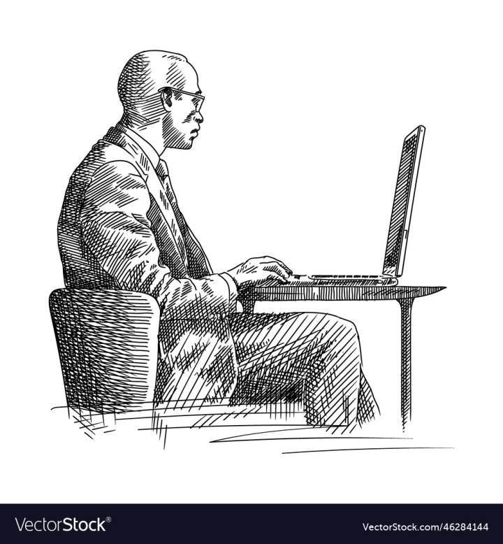vectorstock,Laptop,Businessman,Business,Person,Man,Computer,Sketch,Modern,Internet,Digital,Work,Table,Office,Communication,Sitting,Suit,Male,Desk,Working,Pencil,Young,Job,Isolated,Technology,Manager,Occupation,Adult,Professional,Employee,Entrepreneur,Typing,Indoor,Marketing,Freehand,Workplace,Drawing,Line,Portrait,Stroke,Lifestyle,Confident,Businessperson,Decision,Armchair,Draft,Shading,Responsibility,Eyeglass,Serious,Strict